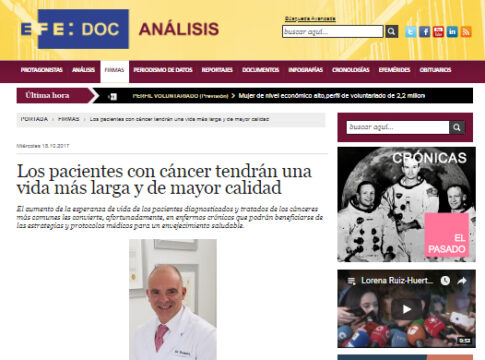pacientes con cáncer tendrán una vida más larga y de mayor calidad