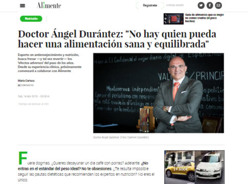 No hay quien pueda hacer una alimentación sana y equilibrada