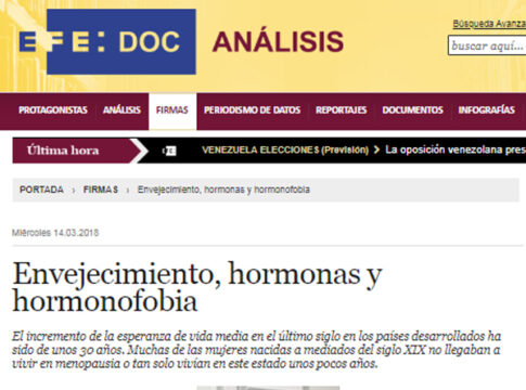 envejecimiento hormonas y hormonofobia