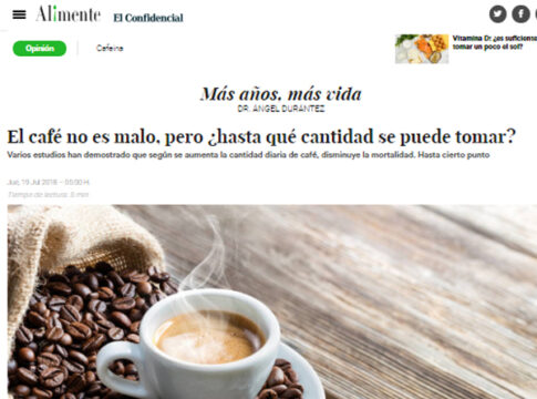 Lo relevante del estudio era que la relación de café y mortalidad no dependía de cómo se metaboliza