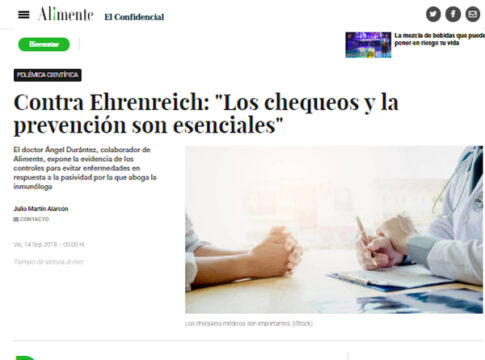 Los chequeos y la prevención son esenciales