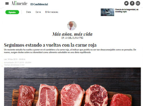 A vueltas con la carne roja