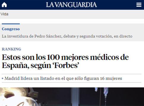 Estos son los 100 mejores médicos de España, según 