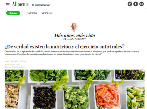 ¿Existe la nutrición y el ejercicio antiviral?