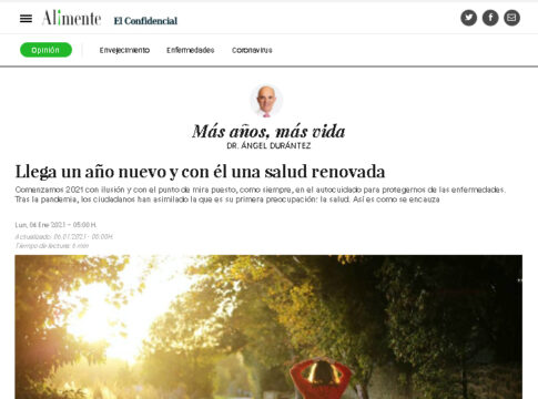 Llega un año nuevo y con él una salud renovada