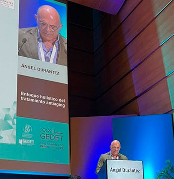 Conferencia del Dr. Durántez en la XXXIII reunión del grupo español de dermatología estética y terapéutica