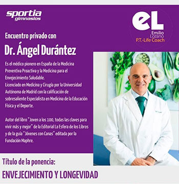 Ponencias del Dr. Durántez en el centro deportivo Sportia de Burgos