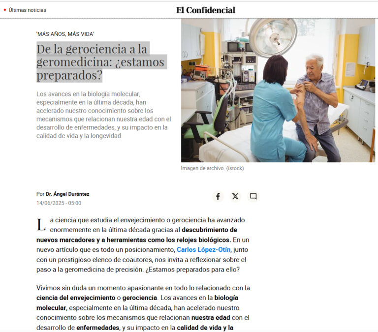 De la gerociencia a la geromedicina: ¿estamos preparados?