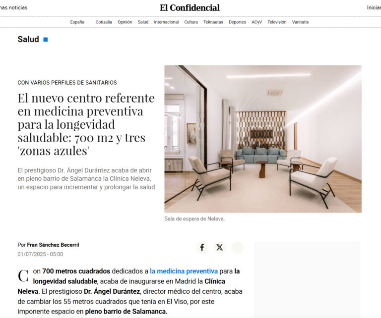 El nuevo centro referente en medicina preventiva para la longevidad saludable: 700 m2 y tres ‘zonas azules’