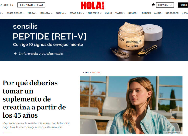 Por qué deberías tomar un suplemento de creatina a partir de los 45 años