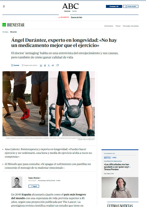 No hay un medicamento mejor que el ejercicio