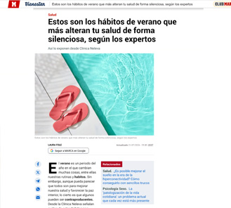 Estos son los hábitos de verano que más alteran tu salud de forma silenciosa, según los expertos